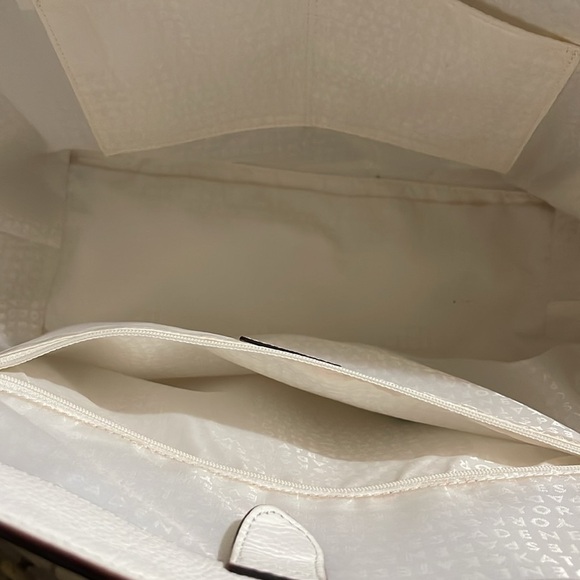 KATE SPADE - white Caroline lane forester tote- NWT - Picture 6 of 15